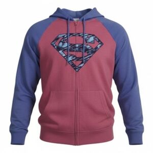 DC Comics Superman Hoodie - Large 42-44 NEW!